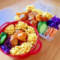 夫と次女のお弁当🍱🍙|シズソラさん