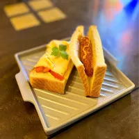 コロッケだけのスリットサンド|かっちゃん杉さん
