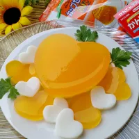 🍊ハートゼリー💕