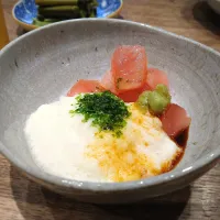 鮪の山掛け|古尾谷りかこさん