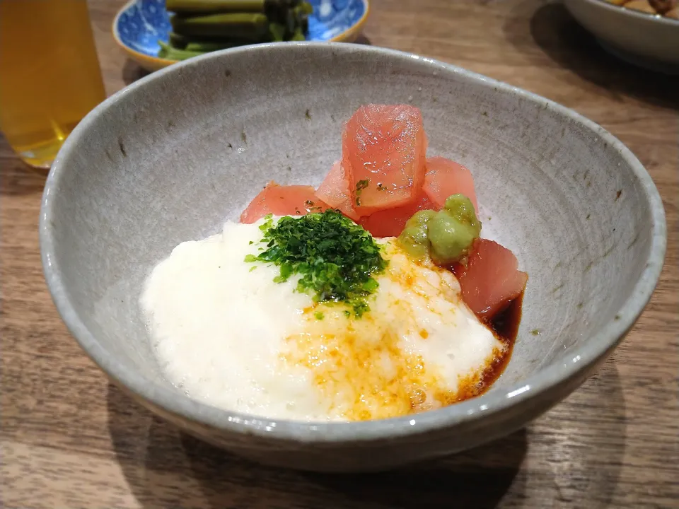 鮪の山掛け|古尾谷りかこさん
