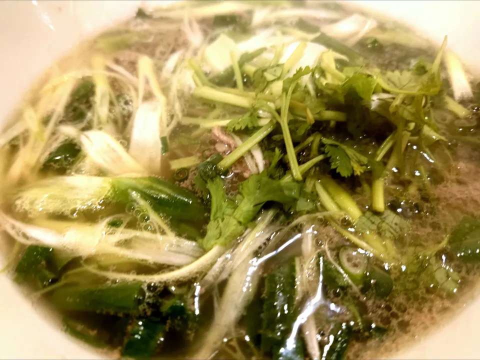 【食べログ アジア・エスニック TOKYO 百名店 2022~24 選出店】 
フォー ティン トーキョー
 Pho Thin Tokyo 
牛肉のフォー (1,000円) 
＋ヌクマム (卓上、無料) 
＋ライム (別皿、無料)
  @池袋5分
25165
〈醤85塩25噌󠄀15タ6昆8出8F10
冷|大脇さん