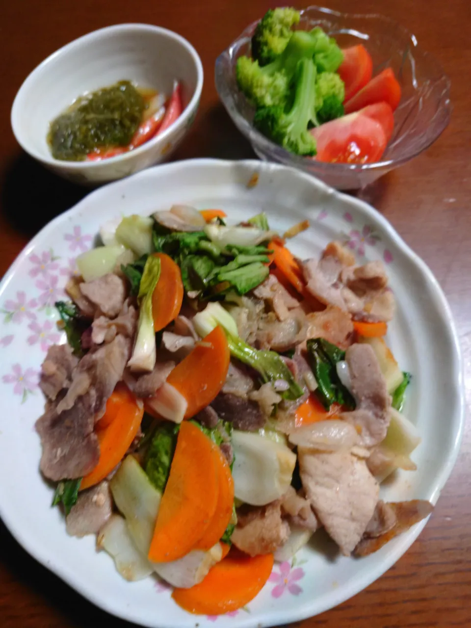 豚肉と青梗菜の炒め物|ぱやさん