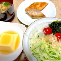 冷やしサラダうどん|mikanさん