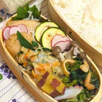 本日のお弁当〜鱈のバター醤油焼弁当|f.1125beさん