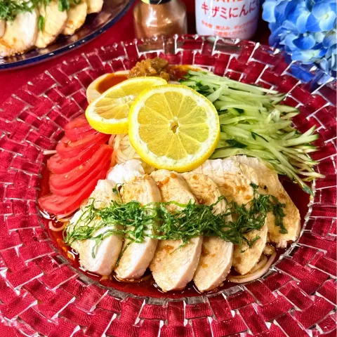 「ユウキ食品その他の商品」を使ってみたSnapdishの料理・レシピ写真:よだれ鷄冷麺  🇨🇳