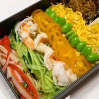 6/20冷やし中華弁当🌈|みっこちゃんさん