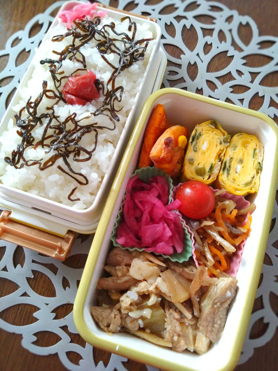 娘弁当🐮！|まめころさん