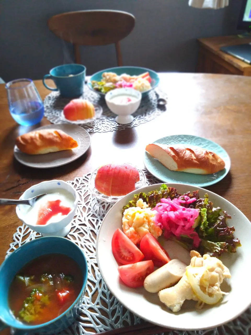 朝ごはん🌅！|まめころさん