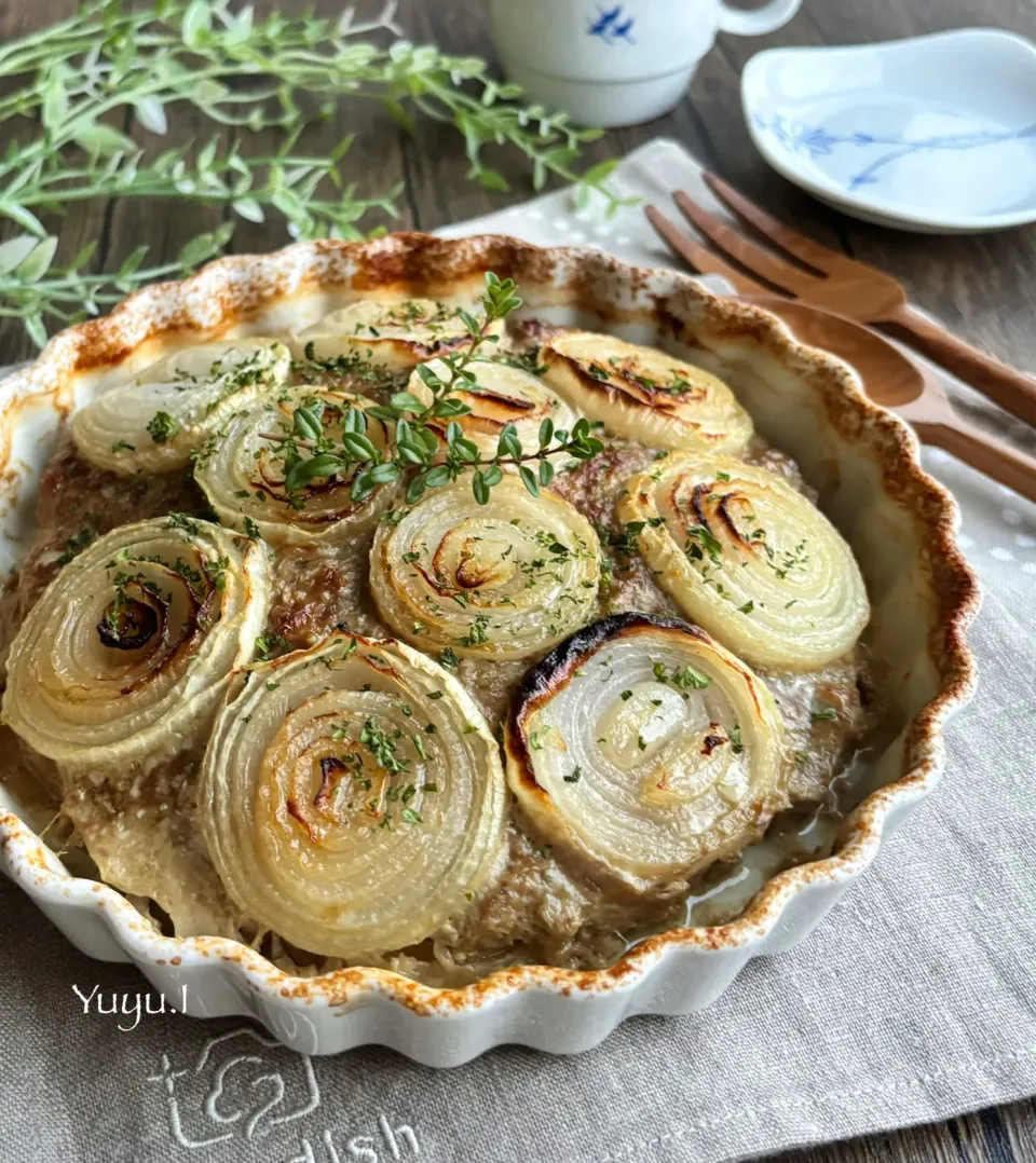 玉ねぎいっぱいのミートローフ|ゆーこどんさん