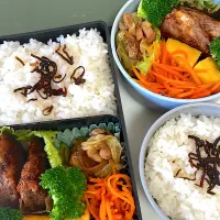 2025.6.20 男子高校生のお弁当&自分弁当|かおたまさん