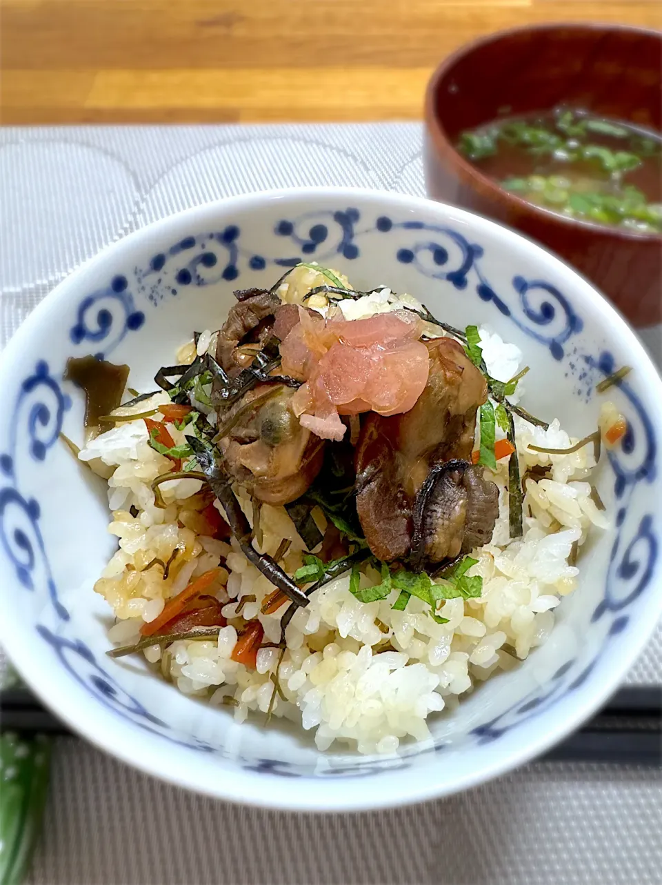 混ぜ込みご飯（牡蠣の佃煮）|morimi32さん