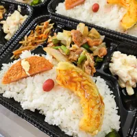 豚肉といんげんの生姜炒め弁当|景子さん