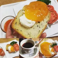 「 パンらんち 」
ドジャースを応援しながら
甘くした パンで 昼ごはん🍞☕️