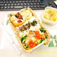 小松菜と豚肉のオイスター炒め🍱