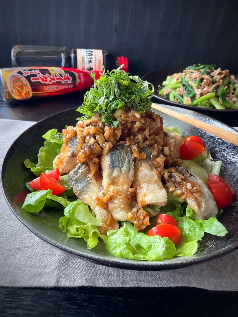油淋鶏風☆鯖の竜田揚げ|スイーツポテトさん