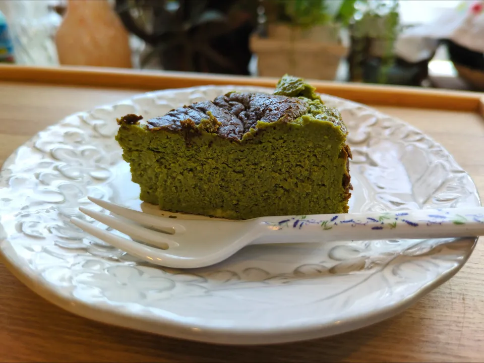 抹茶バスクチーズケーキ|まゆみさん