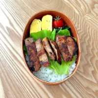 豚肉の味噌焼き弁当🍱|nonoさん