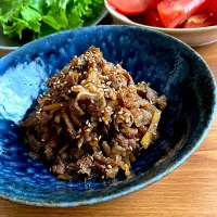 牛肉の生姜煮