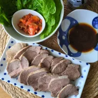 豚もも肉ﾚﾝｼﾞﾁｬｰｼｭｰ
