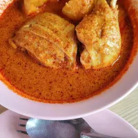 NaNa Curry chicken with rice (old sch spicy🥵)| 🍒lynnlicious🍒さん