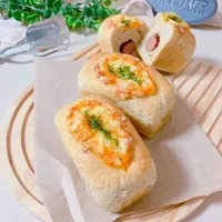 ウインナーオニオンマヨチーズパン