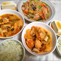 夜ごはん(今日生協きたので生協のと在庫残りで!)|m.rafuさん