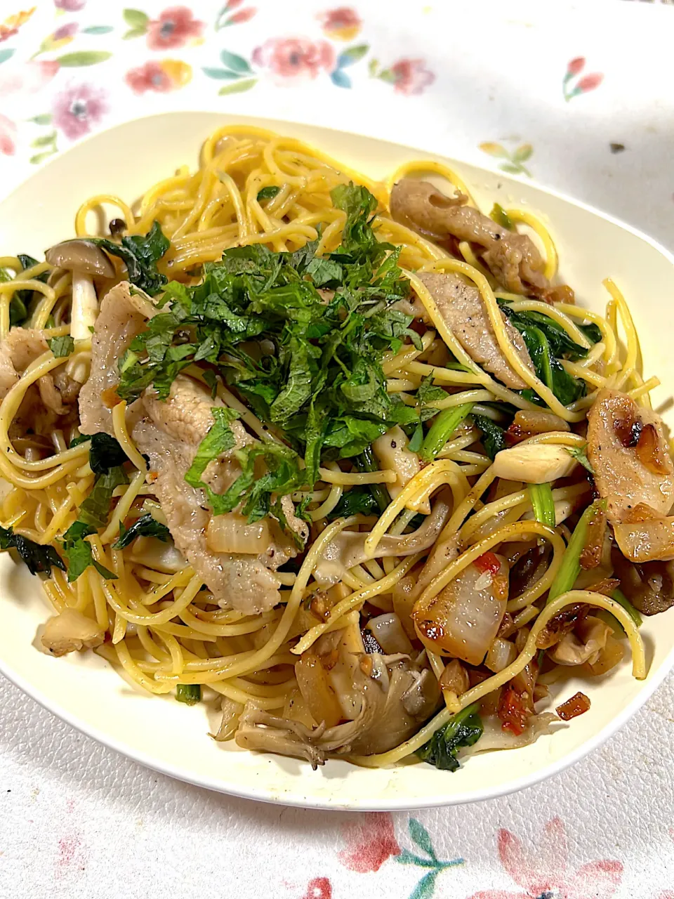 和風パスタ|花ママちゃんさん