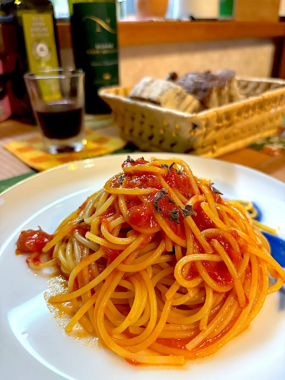 マリナーラのパスタ|かおポンさん