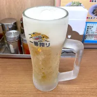 家に帰る途中、湘南台の中華屋「まるとも」さんで〆の生ビール　明日は谷川岳に登る予定。大丈夫かなあ？（実況中継開始）|なびさん