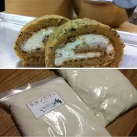 「今夜&明日のケーキ」
国産の小麦粉とマルチシリアル
豆乳クリームを使った
心と身体に優しい ロールケーキ💦|ばくあんしゃさん