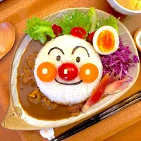 アンパンマンごはんのカレーライス|すずさん