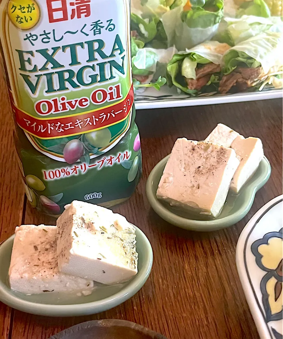 晩ごはん♯豆腐のアヒージョ♯アルモンデアヒージョ|小松菜さん
