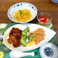 酢豚とトマトバジル水餃子でモダン中華|yuminnさん