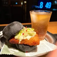 鯵フライバーガー