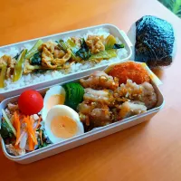 次男弁当&おにぎり|tamagomagomagoさん