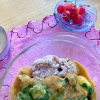ほうれん草カレー🍛|さくたえさん