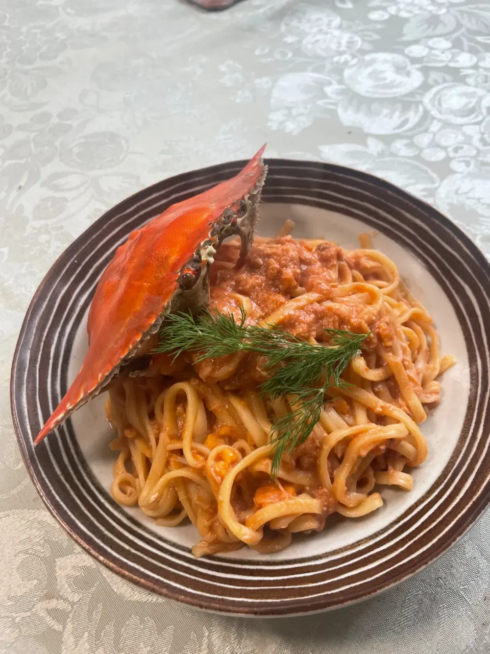 渡り蟹のトマトクリームパスタ|rtkさん