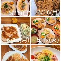 5日間の献立| m aさん