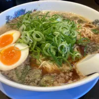 味玉ラーメン🍜大盛り・ネギ多め|まさとさん