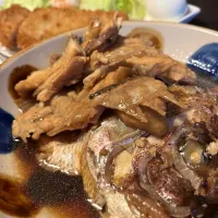 タイのあら煮