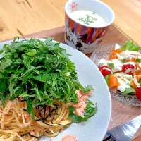 たらこパスタ|しんぶんしさん