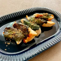 鶏ささみの大葉巻き焼き