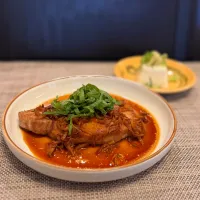 厚切り豚ロースの香味ステーキ