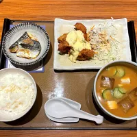 やよい軒 冷汁ととり南蛮の定食|四天王さん