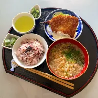 鯵フライ定食
