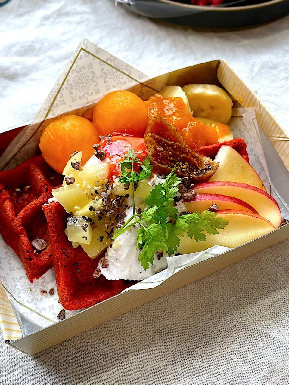「折菓｜ORIKA」
- 米粉ワッフルのスイーツ折箱 -|料理研究家かんざきあつこさん