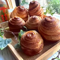 ピーナッツオイルの折り込みパン🥜