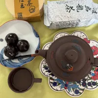 メルシーの凍頂烏龍茶❣️とグルメ宅急便のあん玉❣️烏龍茶は、香りが良くてよく出ます。あん玉はあんまり甘くなくお上品な味です🍀|tamemitiさん