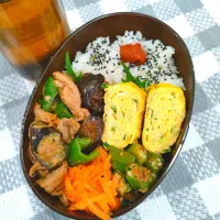 なす豚肉味噌炒め弁当